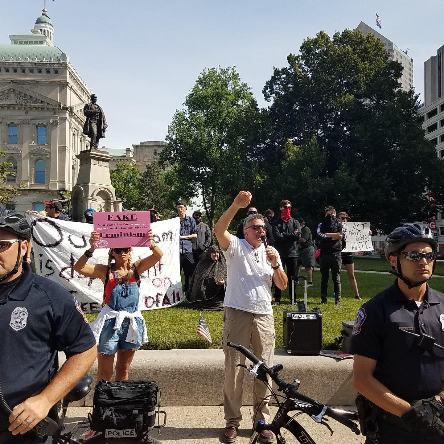 Randy Kemp - Anti-Sharia protest